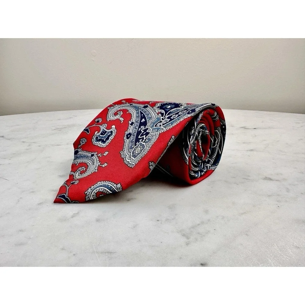 Vtg‎ Reed St. James 100% Silk Made In The USA